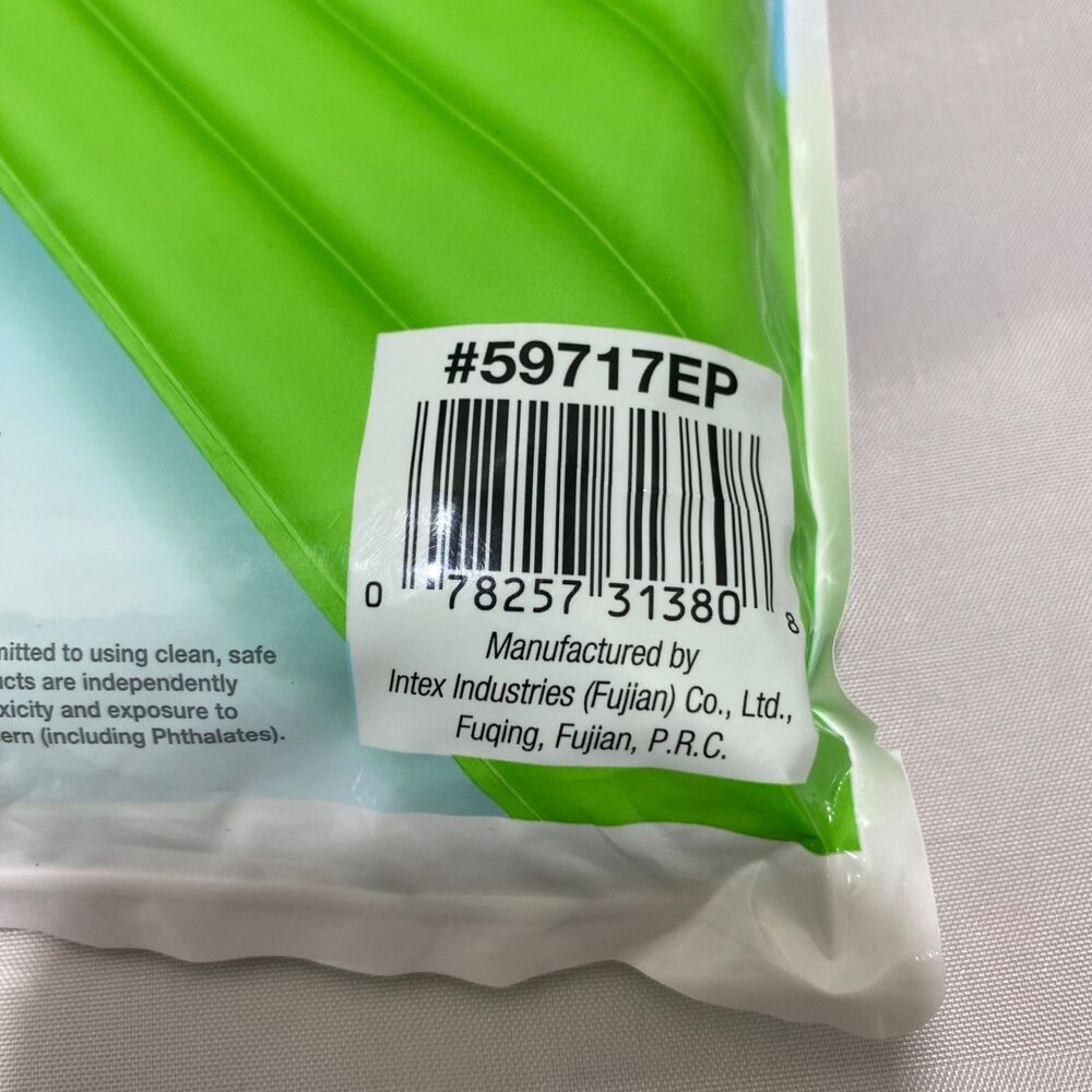 Intex Inflatable Neon Frost Green Mat Swimming Pool Float Raft 72 X 30 - Picture 9 of 9